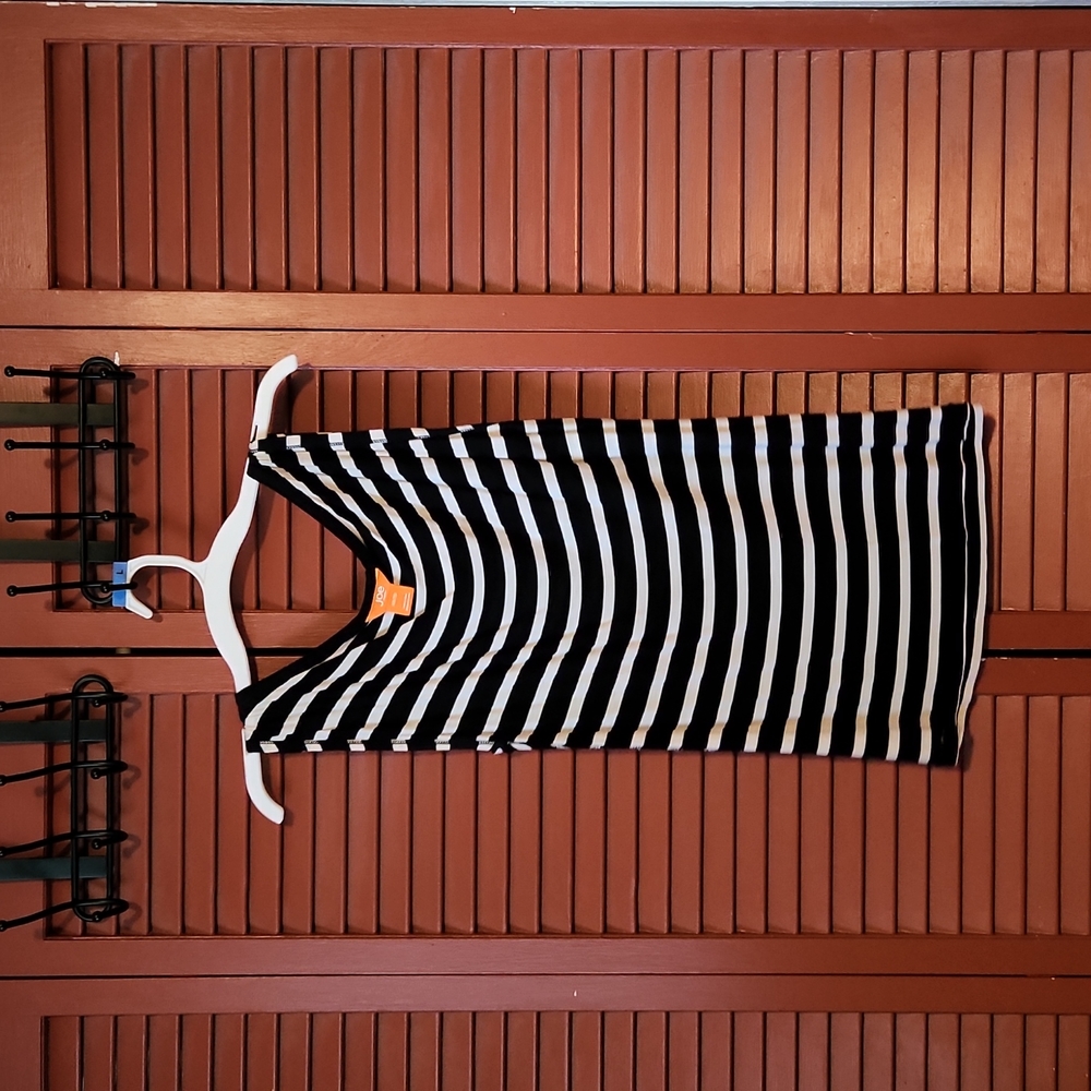 Cute striped sleeveless T